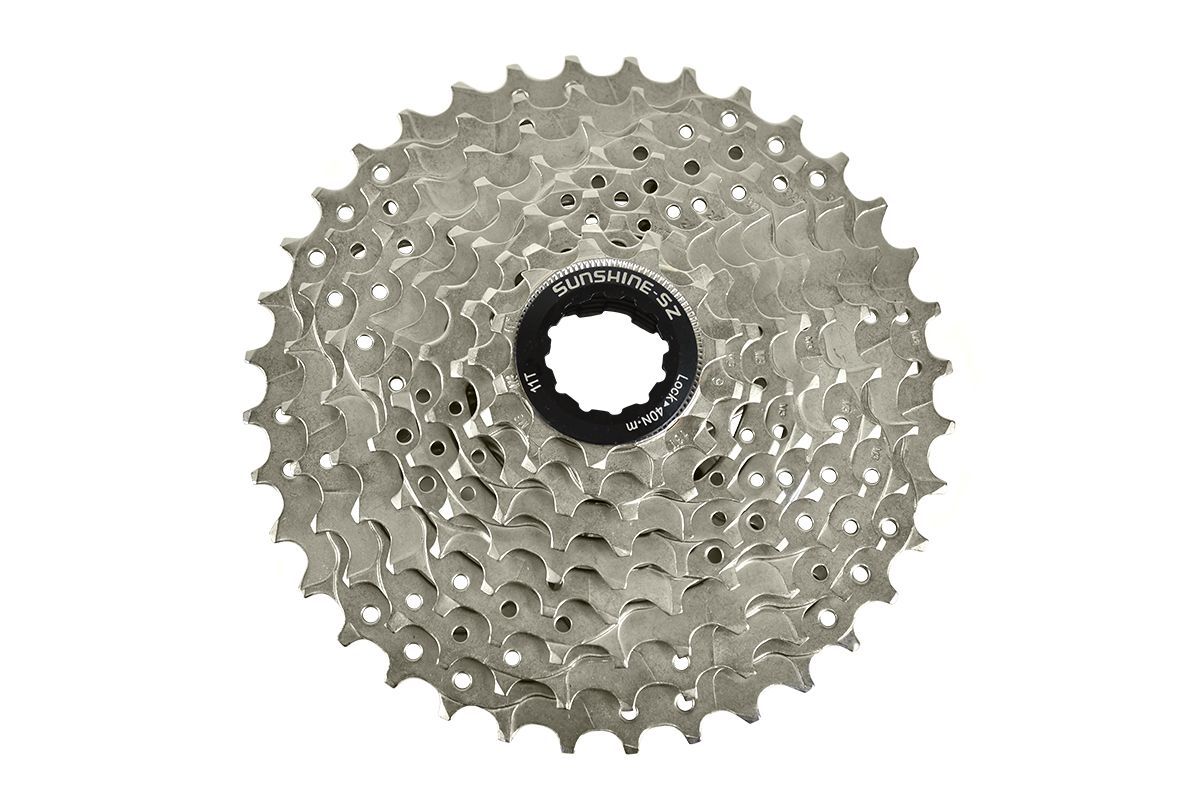 Кассета SUNSHINE CS-HR9-42, 9 передач, 11-42Т, серебристый Кассета SUNSHINE CS-HR9-42, 9 передач, 11-42Т, серебристый