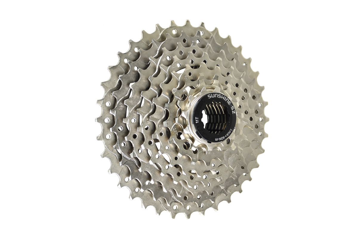 Кассета SUNSHINE CS-HR8-36, 8 передач, 11-36Т, серебристый Кассета SUNSHINE CS-HR8-36, 8 передач, 11-36Т, серебристый