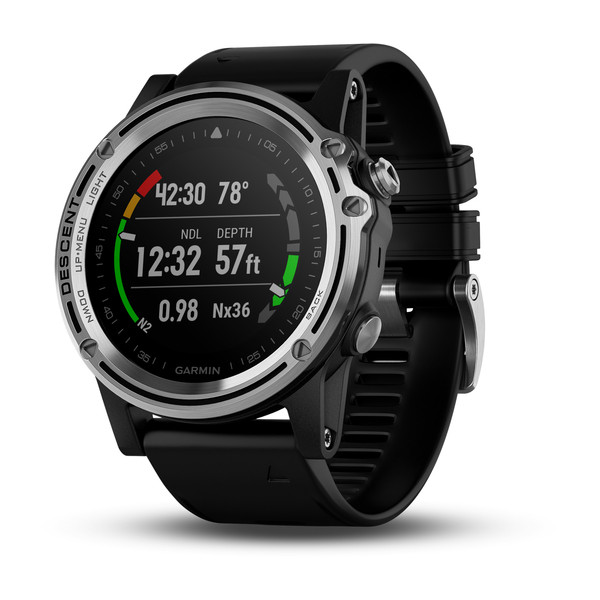 Garmin Descent Mk1 Sapphire серебристые с черным ремешком Garmin Descent Mk1 Sapphire серебристые с черным ремешком