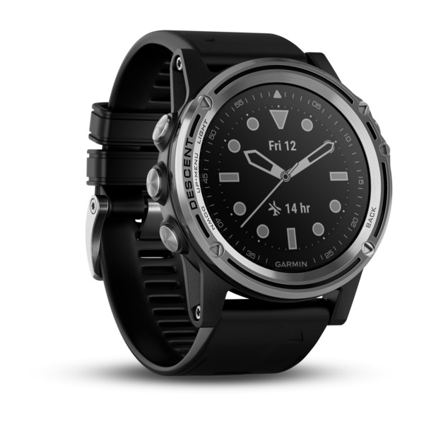 Garmin Descent Mk1 Sapphire серебристые с черным ремешком Garmin Descent Mk1 Sapphire серебристые с черным ремешком