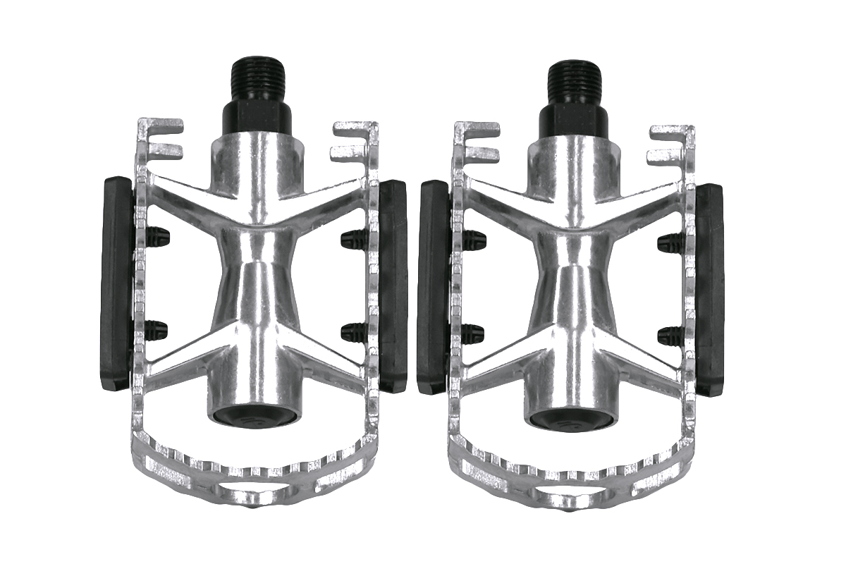 Педали FEIMIN FP-961Alu,106*77мм,база алюминий,стальная ось,рамка алюм,377гр,серебристые Педали FEIMIN FP-961Alu,106*77мм,база алюминий,стальная ось,рамка алюм,377гр,серебристые