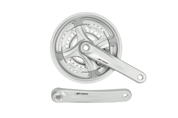 Система PROWHEEL TY-CM99*175mm,(48/38/28)AL-6061-T6,CHAINLINE:48.5,под квадрат 124.5,серебристый Система PROWHEEL TY-CM99*175mm,(48/38/28)AL-6061-T6,CHAINLINE:48.5,под квадрат 124.5,серебристый