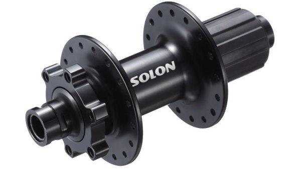 Втулка задняя Solon DH909TR 32H DISC M12*142mm,ось12мм, крепление IS6, 2 промподшипника, под кассету 9\10 скоростей, черная Втулка задняя Solon DH909TR 32H DISC M12*142mm,ось12мм, крепление IS6, 2 промподшипника, под кассету 9\10 скоростей, черная
