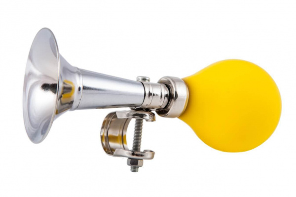 Клаксон металлический с желтой грушей Vinca Sport