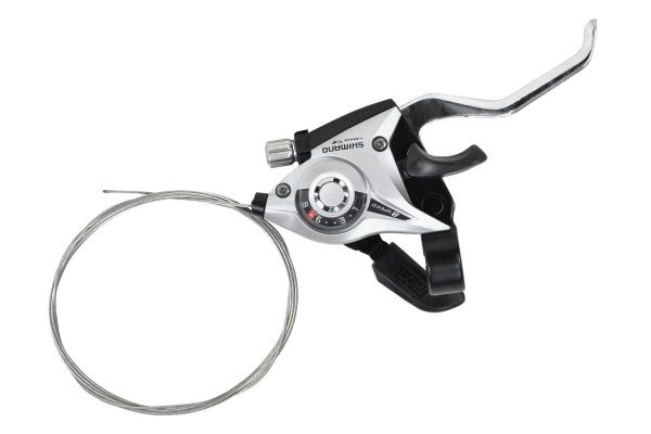 Шифтер/ручка тормоза SHIMANO ST-EF51-8R,правая,8-пер.,трос 2050мм,серебристый  ASTEF51R8AS Шифтер/ручка тормоза SHIMANO ST-EF51-8R,правая,8-пер.,трос 2050мм,серебристый  ASTEF51R8AS