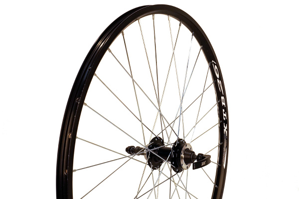 Колесо 27.5" MTB,заднее, двойной обод XTB-26 ,алюм.сплав, черный,черная втулка JY-D242DSE ,под трещетку,крепление ротора IS6 Колесо 27.5" MTB,заднее, двойной обод XTB-26 ,алюм.сплав, черный,черная втулка JY-D242DSE ,под трещетку,крепление ротора IS6